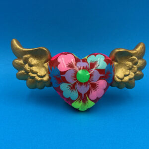 Corazones de pared de flores 20 x 09 - modelo a