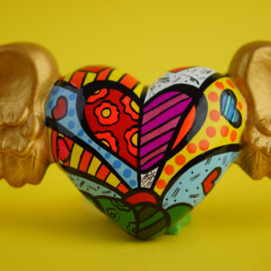 Corazones de pared estilo britto 20 x  09 - modelo d