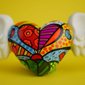 Corazones de pared estilo britto 32 x 12 - modelo e