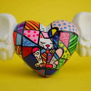 Corazones de pared estilo britto 32 x 12 - modelo c